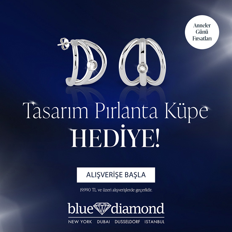 Pırlanta Yaşam Çiçeği Kolye hediye