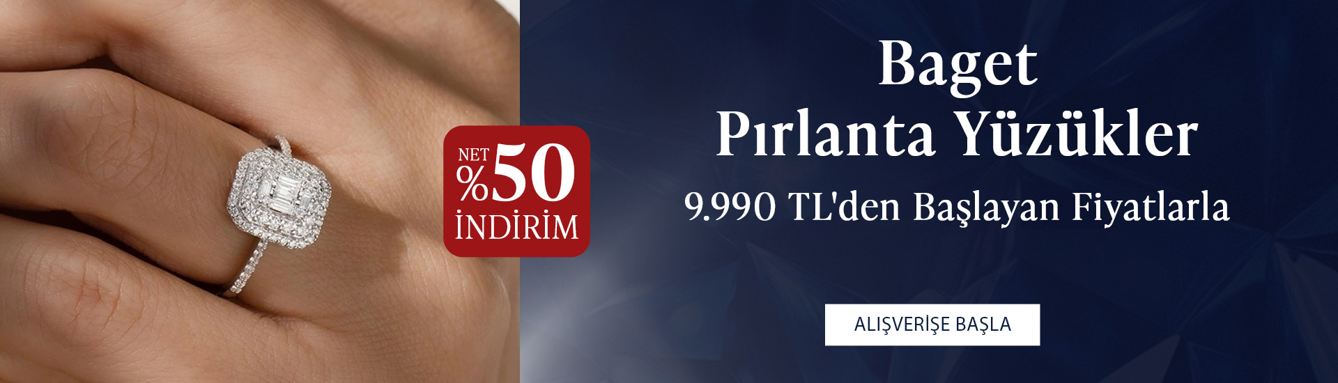 Pırlanta mücevher alışverişinizde ilk üyeliğe özel 1.000 TL hediye indirim çeki! Yüzük, kolye, küpe, bilekliklerde Blue Diamond ayrıcalığını keşfedin.                                                            
