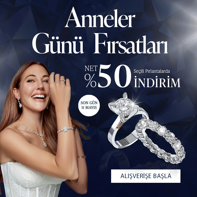 Pırlanta mücevher alışverişinizde ilk üyeliğe özel 1.000 TL hediye indirim çeki! Yüzük, kolye, küpe, bilekliklerde Blue Diamond ayrıcalığını keşfedin.                                    