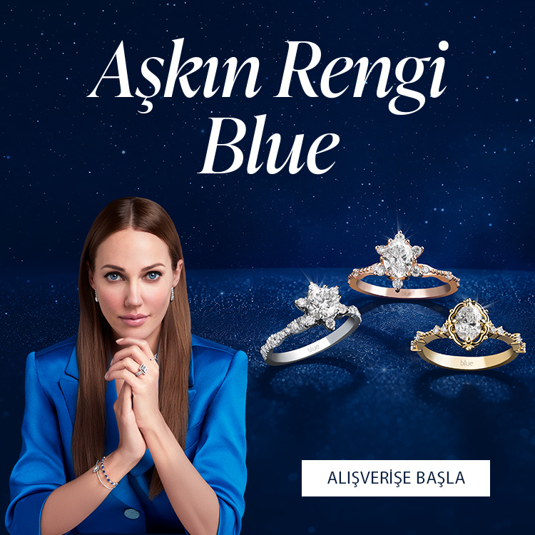 Pırlanta mücevher alışverişinizde ilk üyeliğe özel 2.500 TL hediye indirim çeki! Yüzük, kolye, küpe, bileklik, pırlanta da Blue Diamond ayrıcalığını keşfedin.                                                                                                                                  