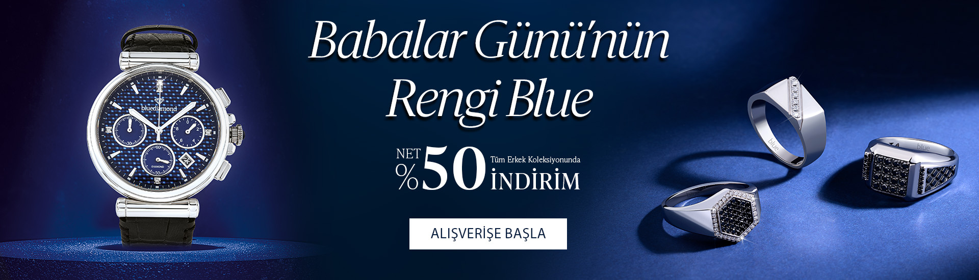 Pırlanta mücevher alışverişinizde ilk üyeliğe özel 2.500 TL hediye indirim çeki! Yüzük, kolye, küpe, bileklik, pırlanta da Blue Diamond ayrıcalığını keşfedin.                                                                                                