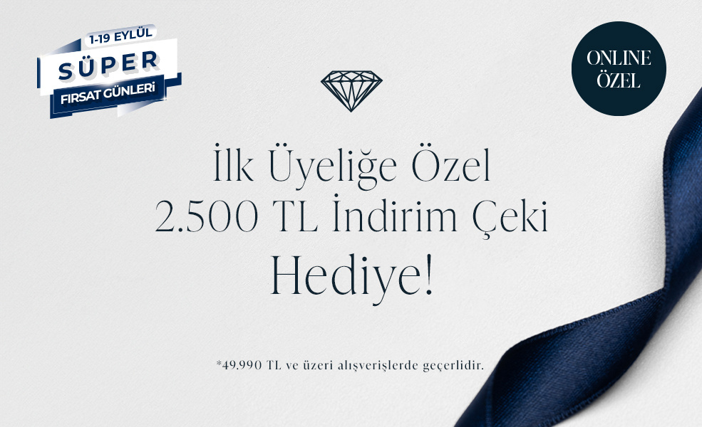İlk Üyeliğe Özel Çek