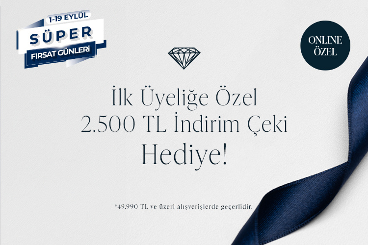 İlk Üyeliğe Özel Çek