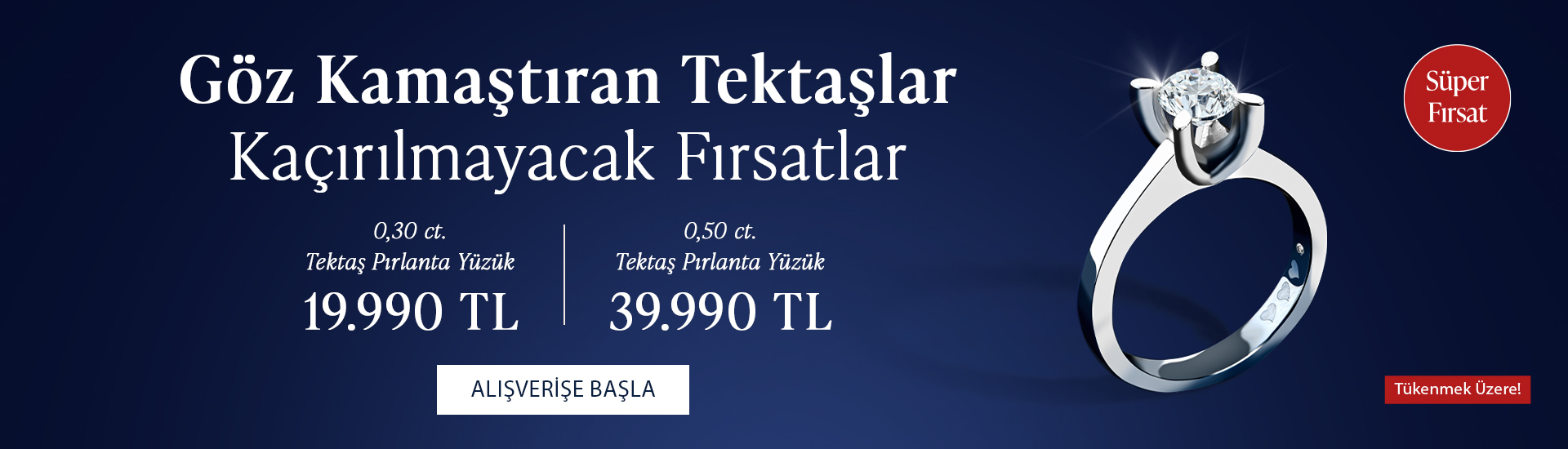 Pırlanta mücevher alışverişinizde ilk üyeliğe özel 1.000 TL hediye indirim çeki! Yüzük, kolye, küpe, bilekliklerde Blue Diamond ayrıcalığını keşfedin.                                                            