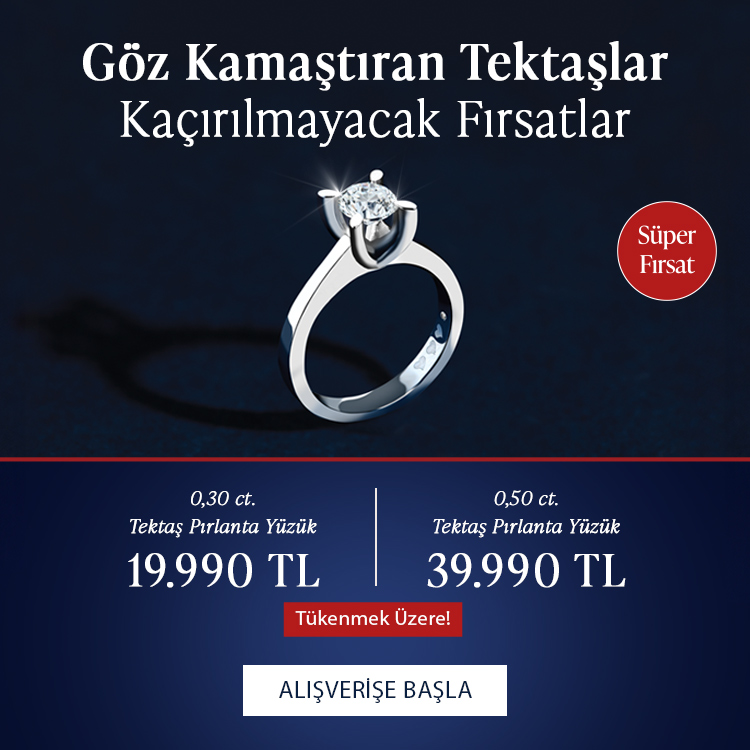 Pırlanta mücevher alışverişinizde ilk üyeliğe özel 1.000 TL hediye indirim çeki! Yüzük, kolye, küpe, bilekliklerde Blue Diamond ayrıcalığını keşfedin.                                                            