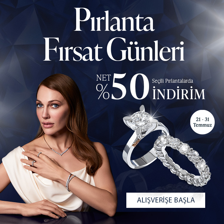Pırlanta mücevher alışverişinizde ilk üyeliğe özel 1.000 TL hediye indirim çeki! Yüzük, kolye, küpe, bilekliklerde Blue Diamond ayrıcalığını keşfedin.                                                            