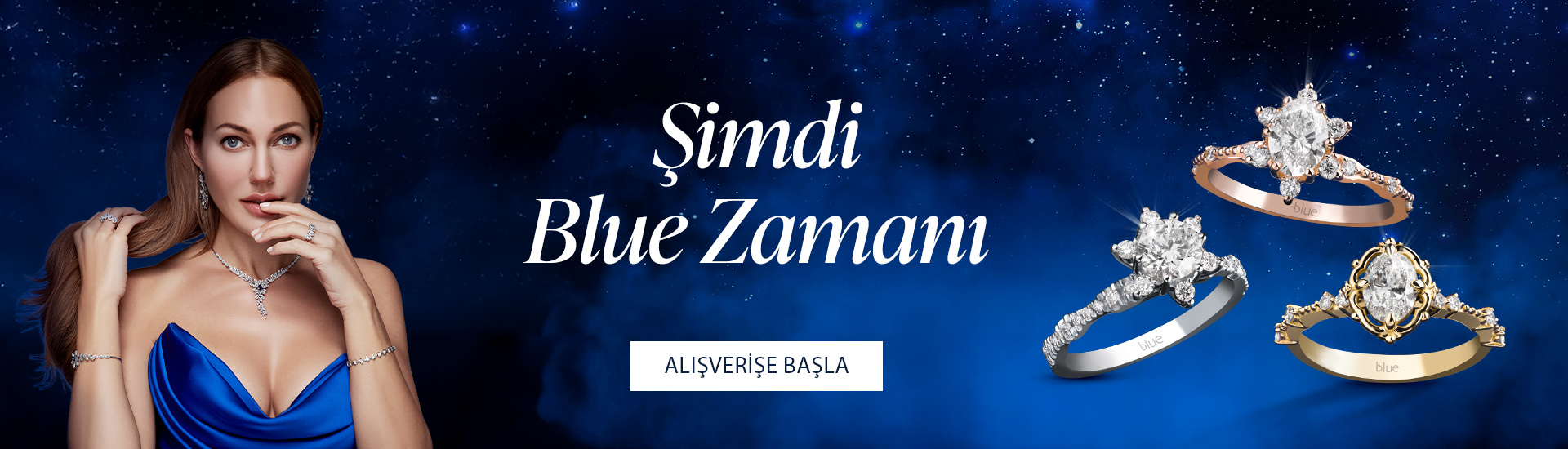 Pırlanta mücevher alışverişinizde ilk üyeliğe özel 2.500 TL hediye indirim çeki! Yüzük, kolye, küpe, bileklik, pırlanta da Blue Diamond ayrıcalığını keşfedin.                                                                                                    
