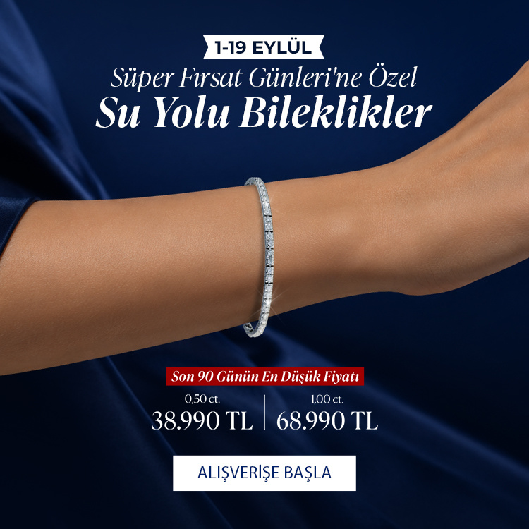 Pırlanta mücevher alışverişinizde ilk üyeliğe özel 2.500 TL hediye indirim çeki! Yüzük, kolye, küpe, bileklik, pırlanta da Blue Diamond ayrıcalığını keşfedin.                                                                                                                        