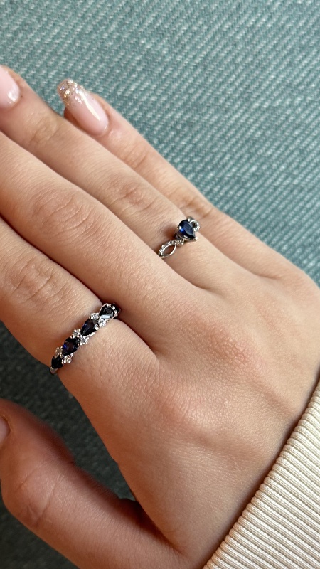 Mükemmel ötesi paketlemesi kullanılan safir taşı hepsi muhteşem bundan sonra tek mücevher alışverişi yapacağım site Blue Diamond
