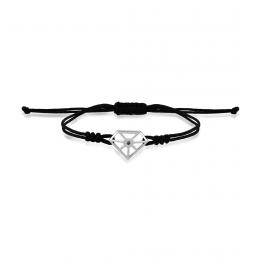 Mavi Pırlanta Gümüş Bileklik