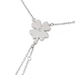 Pırlantalı Yonca Şahmeran Bileklik