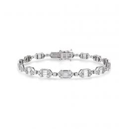 2,71 Karat Baget Pırlanta Bileklik