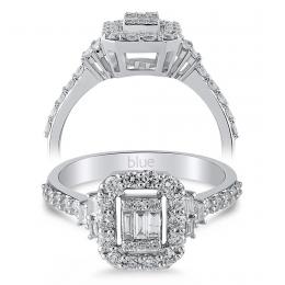 0,60 Karat Baget Pırlanta Yüzük