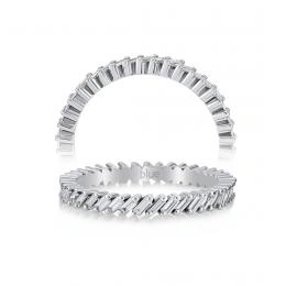 0,35 Karat Baget Pırlanta Tamtur Yüzük