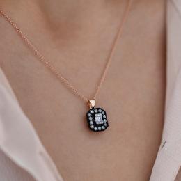 0,14 Karat Elmas Kolye