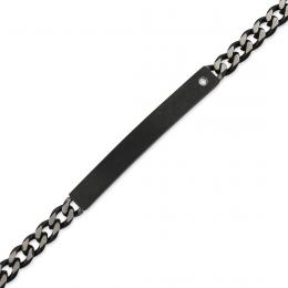 0,02 Karat Pırlantalı Erkek Bileklik