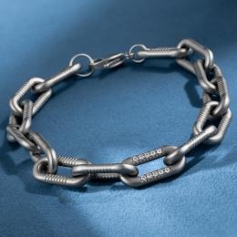 0,12 Karat Pırlantalı Erkek Bileklik