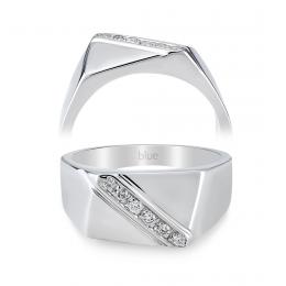 0,11 Karat Pırlantalı Erkek Yüzüğü