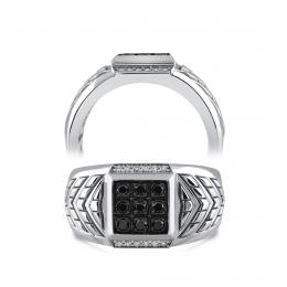 0,34 Karat Pırlantalı Erkek Yüzüğü