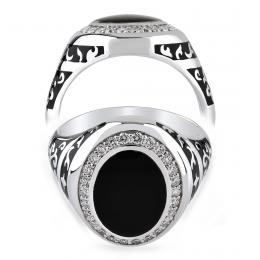 0,40 Karat Pırlantalı Erkek Yüzüğü