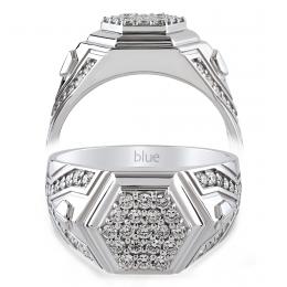 0,70 Karat Pırlantalı Erkek Yüzüğü