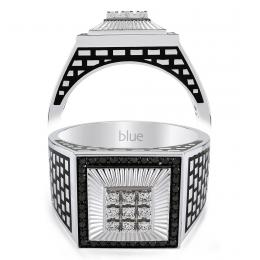 0,43 Karat Pırlantalı Erkek Yüzüğü