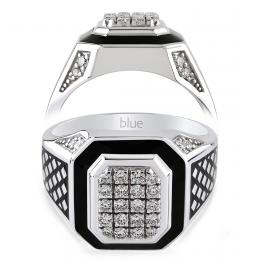 0,50 Karat Pırlantalı Erkek Yüzüğü