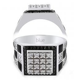 1,10 Karat Pırlantalı Erkek Yüzüğü