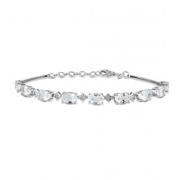 5,25 Karat Pırlanta Topaz Bileklik