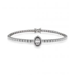 1,22 Karat Pırlanta Su Yolu Bileklik