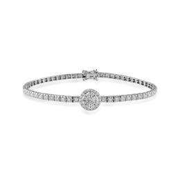 1,56 Karat Pırlanta Su Yolu Bileklik