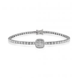 1,42 Karat Pırlanta Su Yolu Bileklik