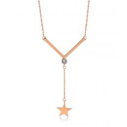 Pırlanta Yıldız Şans Kolyesi