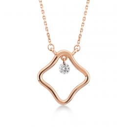 Pırlanta Şans Kolyesi