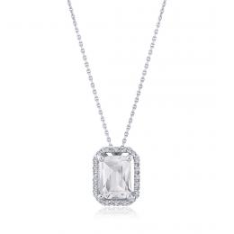 Pırlanta Topaz Kolye