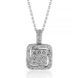 0,63 Karat Pırlanta Tasarım Kolye