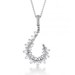 0,96 Karat Pırlanta Tasarım Kolye