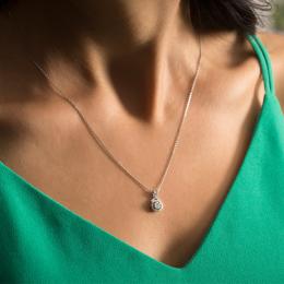 0,27 Karat Queen Pırlanta Kolye