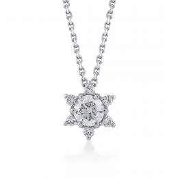 0,38 Karat Lotus Pırlanta Kolye