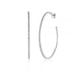 1,26 Karat Pırlanta Halka Küpe