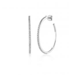 0,84 Karat Pırlanta Halka Küpe