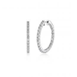 1,64 Karat Pırlanta Halka Küpe