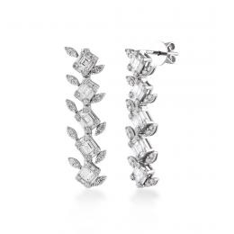 1,32 Karat Tasarım Pırlanta Küpe