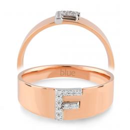 0,06 Karat F Harfi Pırlanta Yüzük