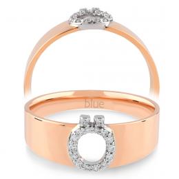 0,08 Karat Ö Harfi Pırlanta Yüzük