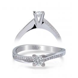 0,22 Karat Pırlanta Tektaş Yüzük