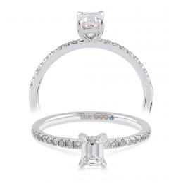 0,47 Karat Octagon Pırlanta Tektaş Yüzük