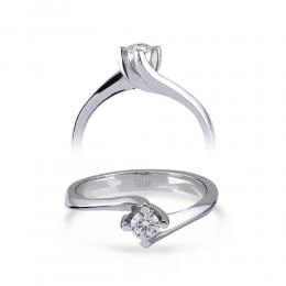 0,23 Karat Pırlanta Tektaş Yüzük