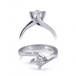 0,15 Karat Pırlanta Tektaş Yüzük