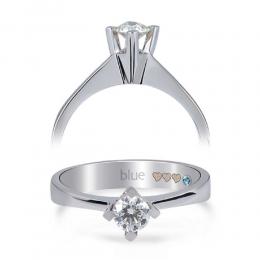 0,14 Karat Pırlanta Tektaş Yüzük